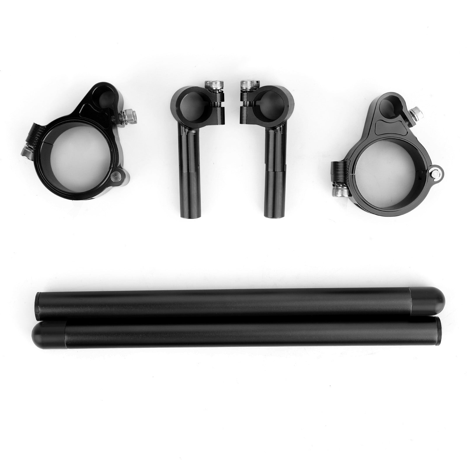 Kit de guidon de Tube de fourche CNC rotatif réglable universel, Clip de billette 47mm noir générique