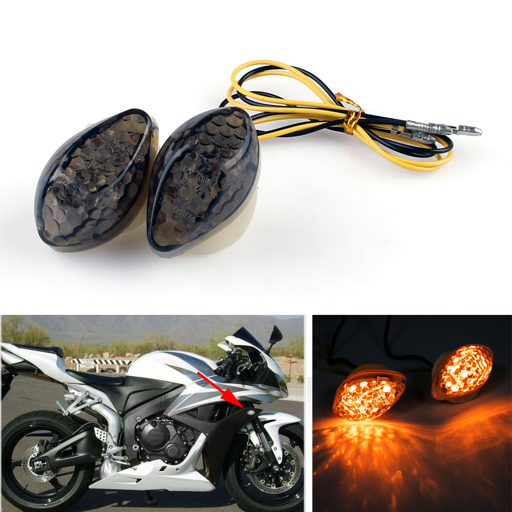 ホンダ 04-13 CBR 600 1000RR & 02-03 CBR954 & CBR929 F4 LED ウインカー