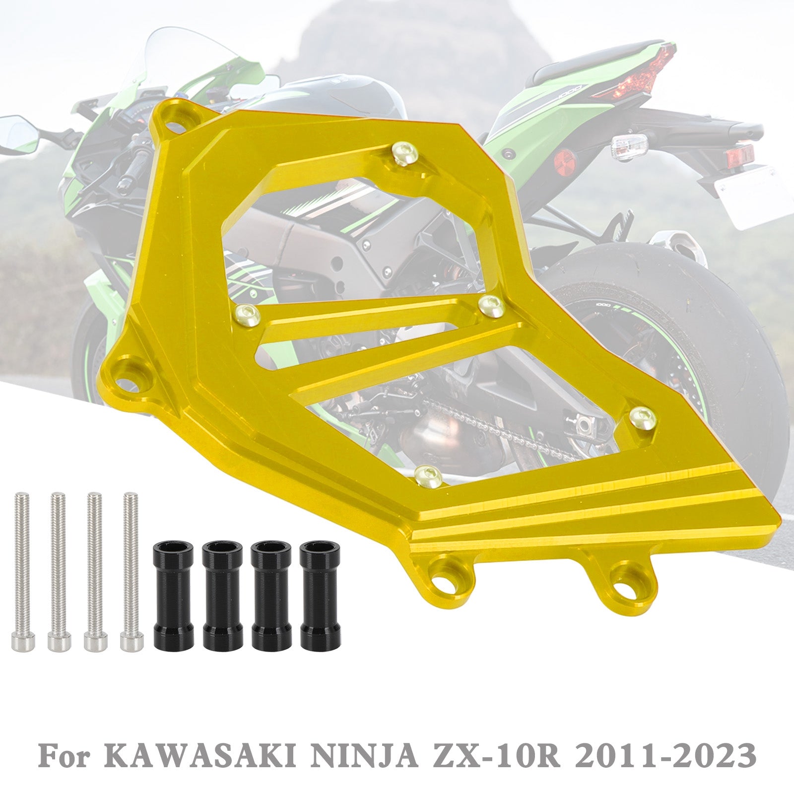 Front Sprocket Cover Chain Guard For KAWASAKI Ninja ZX-10R ZX10R 2011-2023