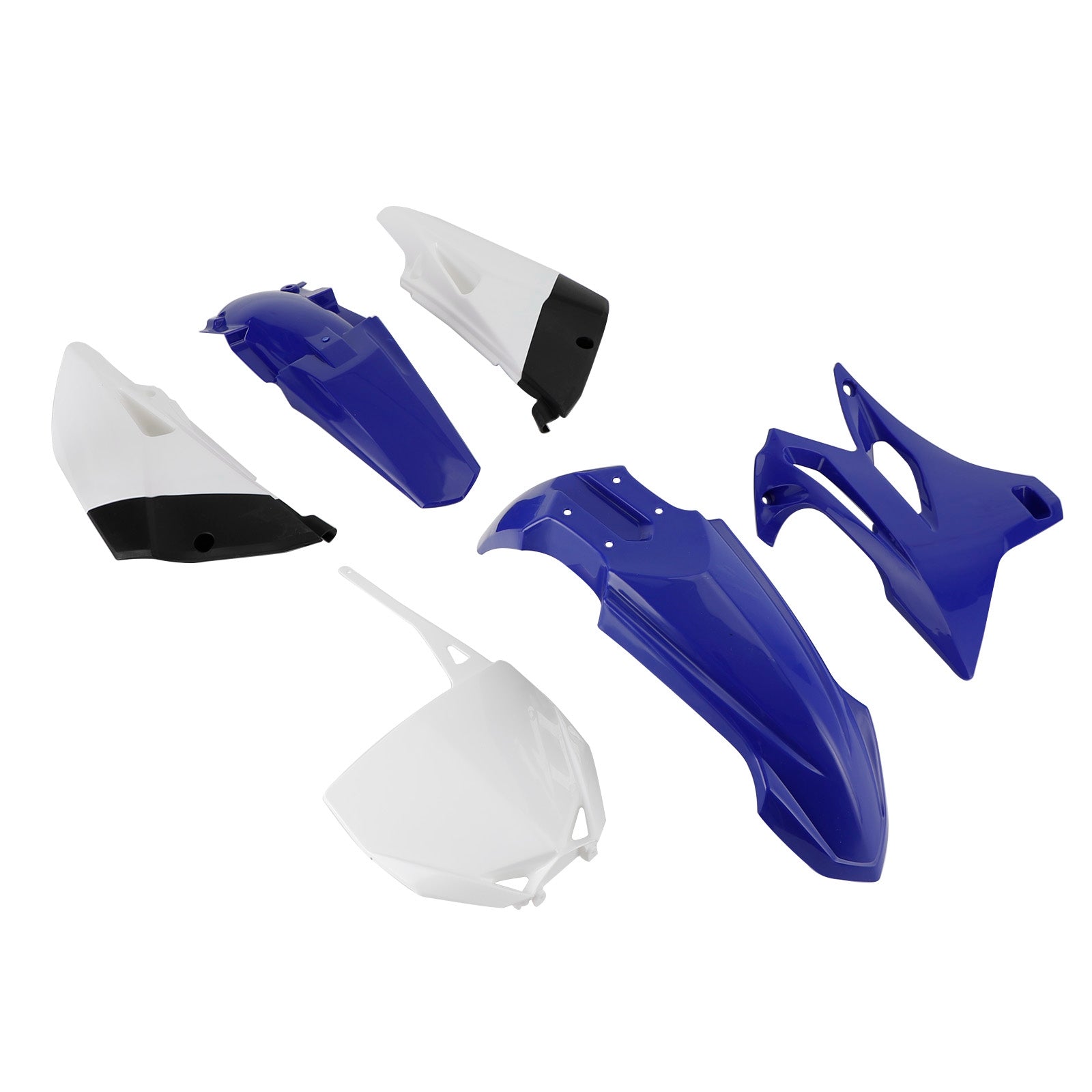 Amotopart 2015-2018 Yamaha YZ85 Blue&White Fairing Kit