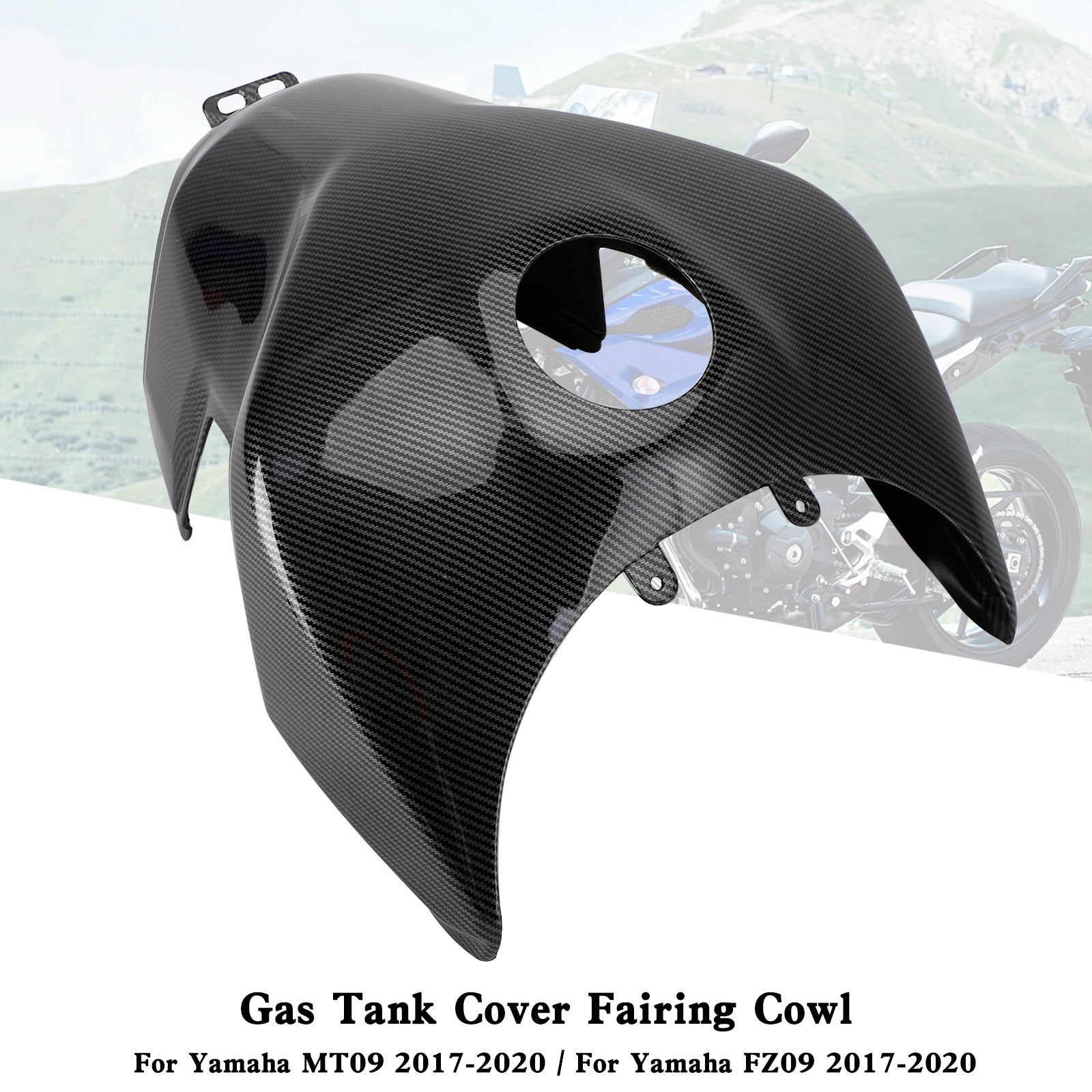 Gas Tank Cover Trim Fairing Cowl For Yamaha MT-09 MT09 FZ09 2017-2020