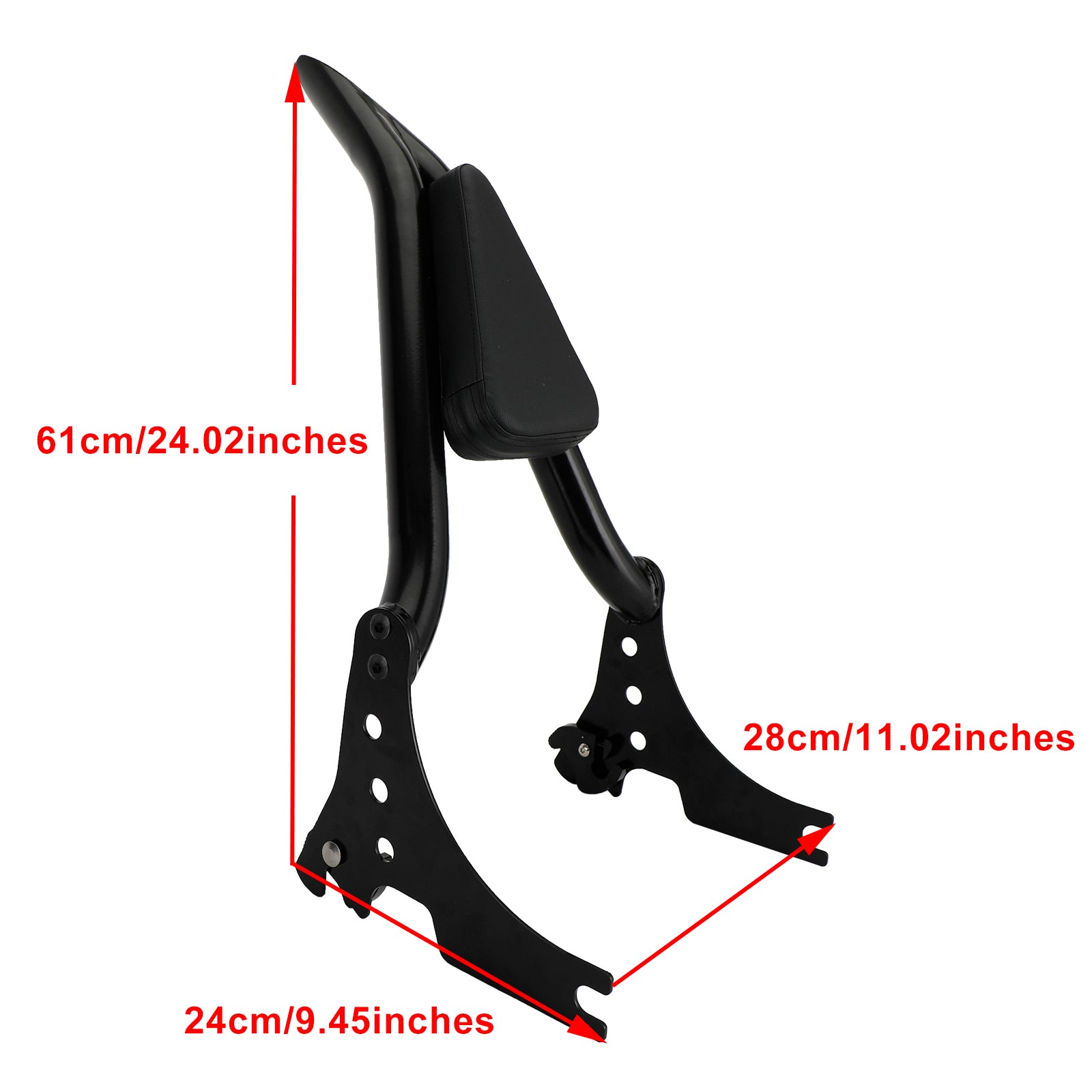 Beifahrerrückenlehne passend für Sportster XL883 C/R XL1200R XLH883 XLH1200 04-20