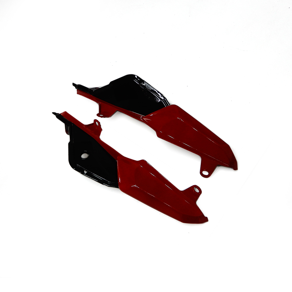 Kit de carénage Amotopart Honda CBR650R 2019-2020 rouge et noir