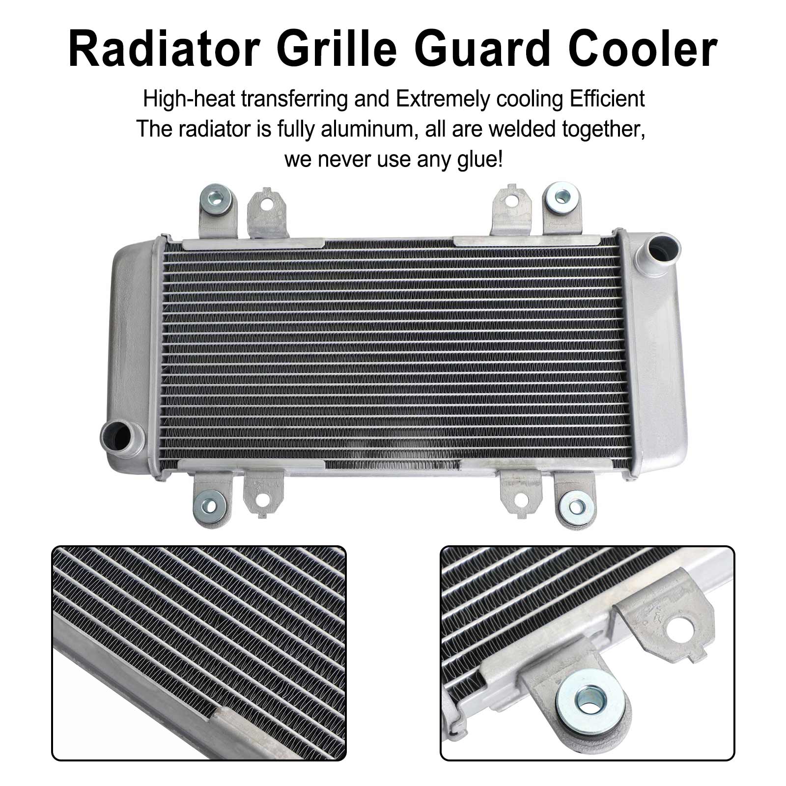 Radiateur garde refroidisseur refroidissement pour KAWASAKI NINJA 300 EX300 EX 300 2013-2017 générique