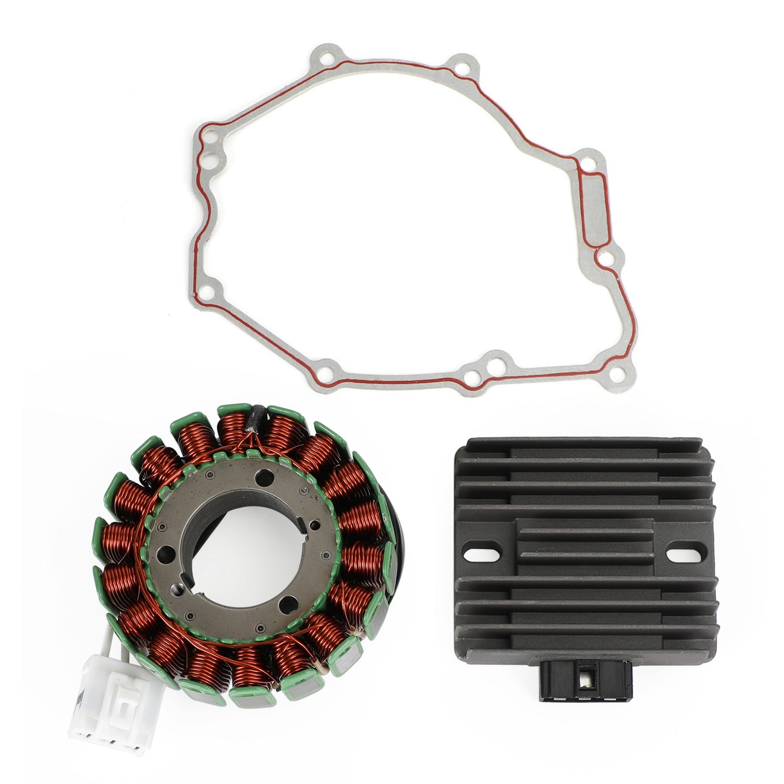 Regulator Stator Coil Gasket Kit For Yamaha XJ6 600 N S F RJ19 RJ22 2009-2017 Generic Fedex Express Shipping