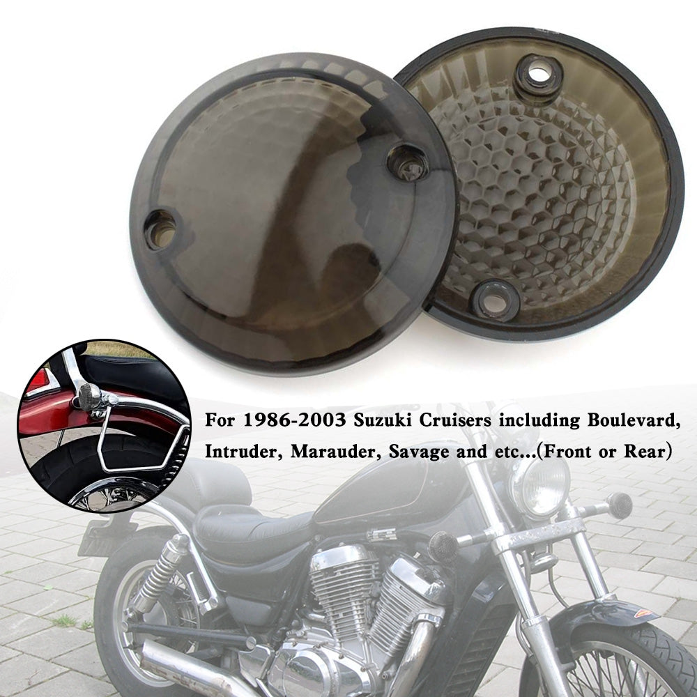 Couvercle d'objectif de clignotant pour Suzuki Cruisers Intruder 1400 VX800 générique