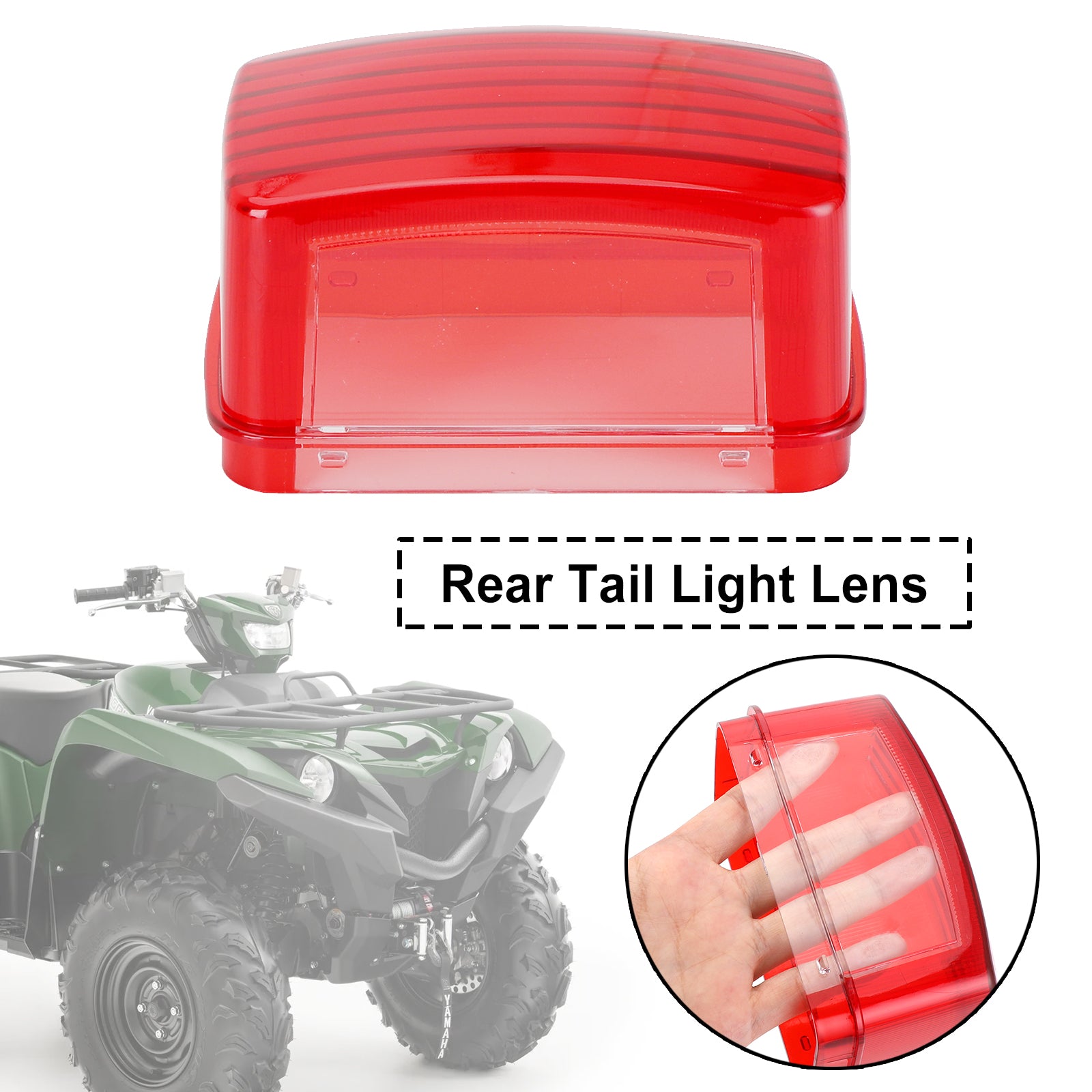 Rücklichtglas für Yamaha Grizzly Kodiak Big Bear Bruin Rhino 450 660 700 Generic