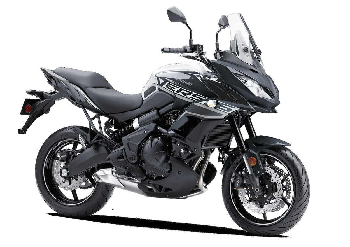 Amotopart 2015–2021 Kawasaki Versys 650 schwarzes Verkleidungsset
