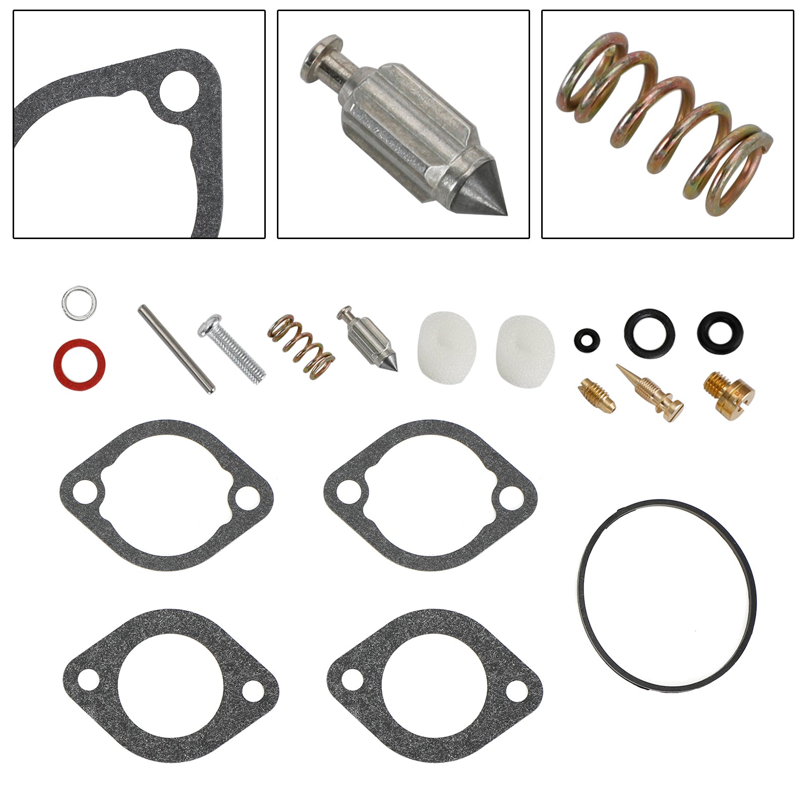 Carburetor Rebuild Kit fit for Kawasaki 610 600 SX Mule 2005-2017