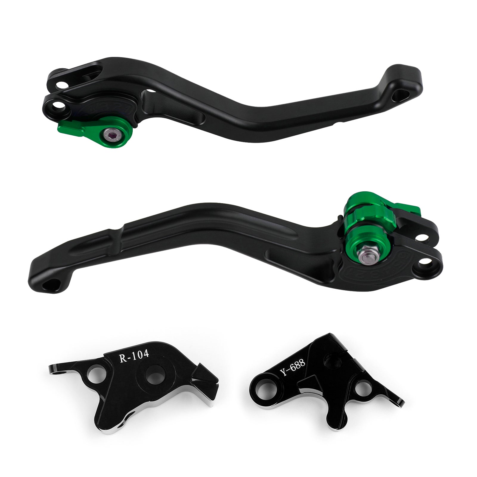 Nouveau levier de frein d'embrayage court adapté pour Yamaha YZF R1 R6 R6S VERSION CA/ue