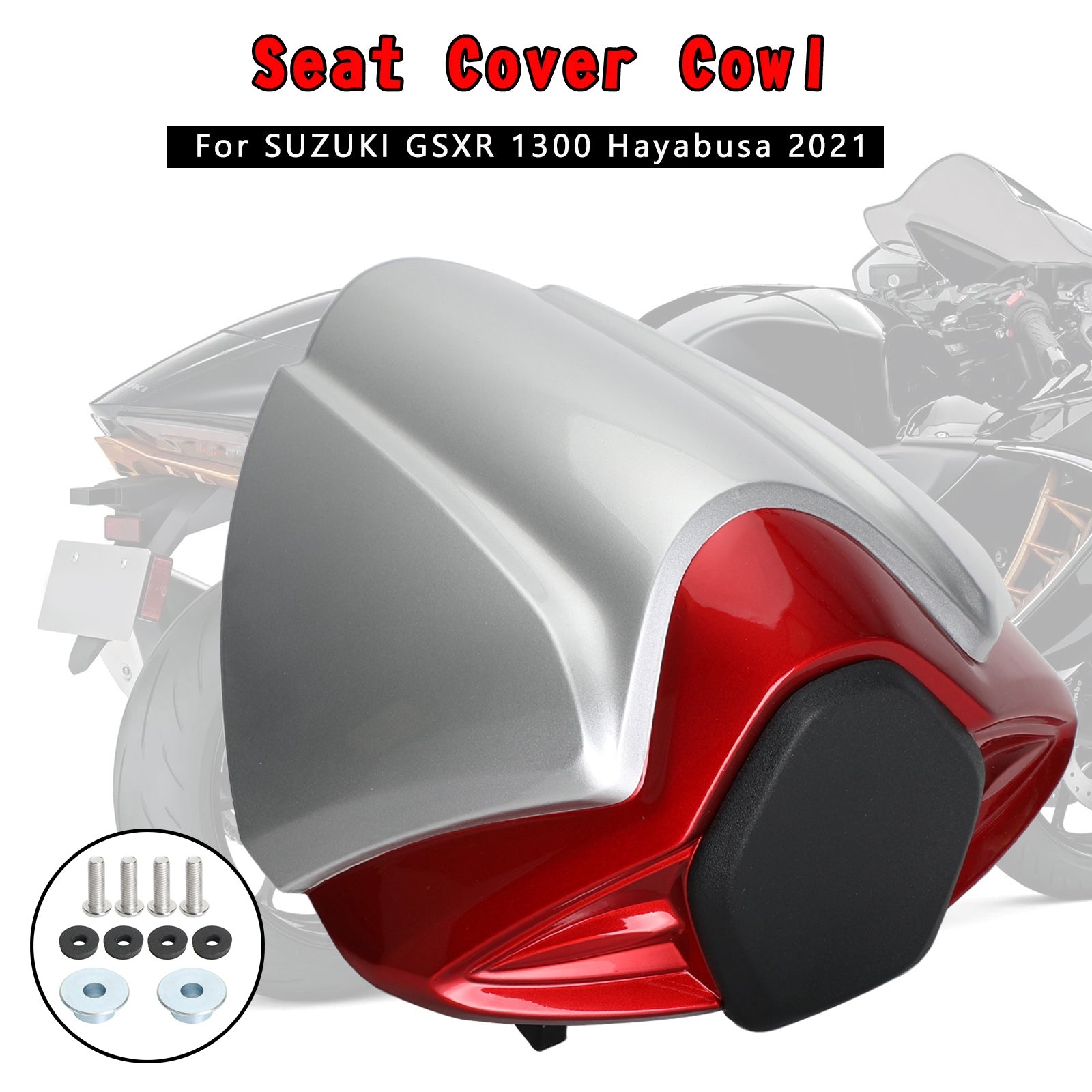 Rear Seat Fairing Cover For SUZUKI GSXR 1300 GSX-R1300 Hayabusa 2021-2022 Generic