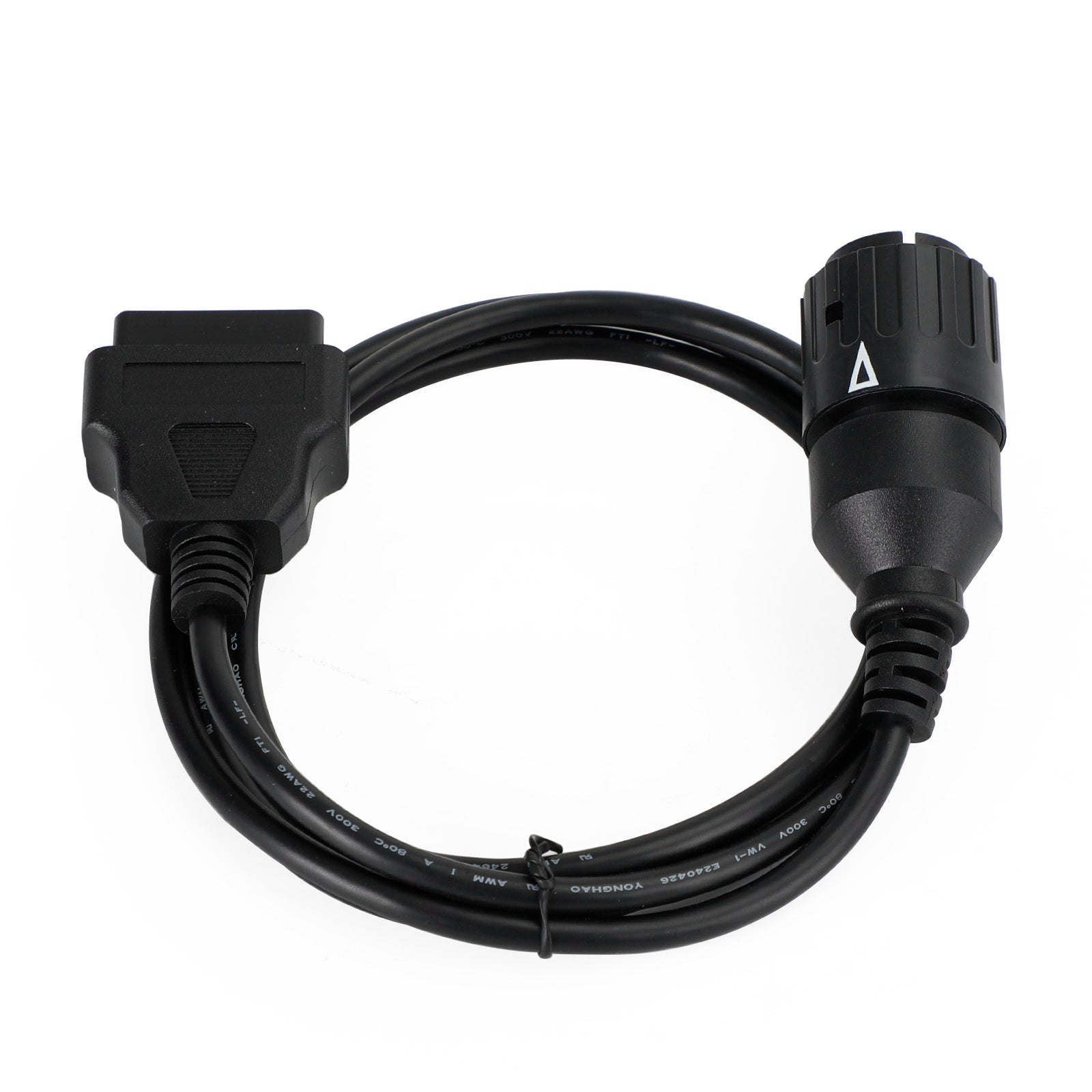 Conector de Cable OBD2 para motocicleta, 10 pines a 16 pines, Cable de escáner de diagnóstico genérico