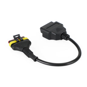 OBD2 6-poliges Diagnose-Codeleser-Adapter-Scannerkabel für Benelli-Motorräder