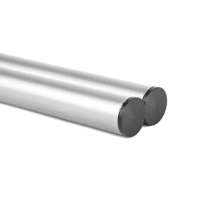 Universal Adjustable Rotatable CNC Billet Clip Ons Fork Tube Handlebar Kit 47mm Silver Generic
