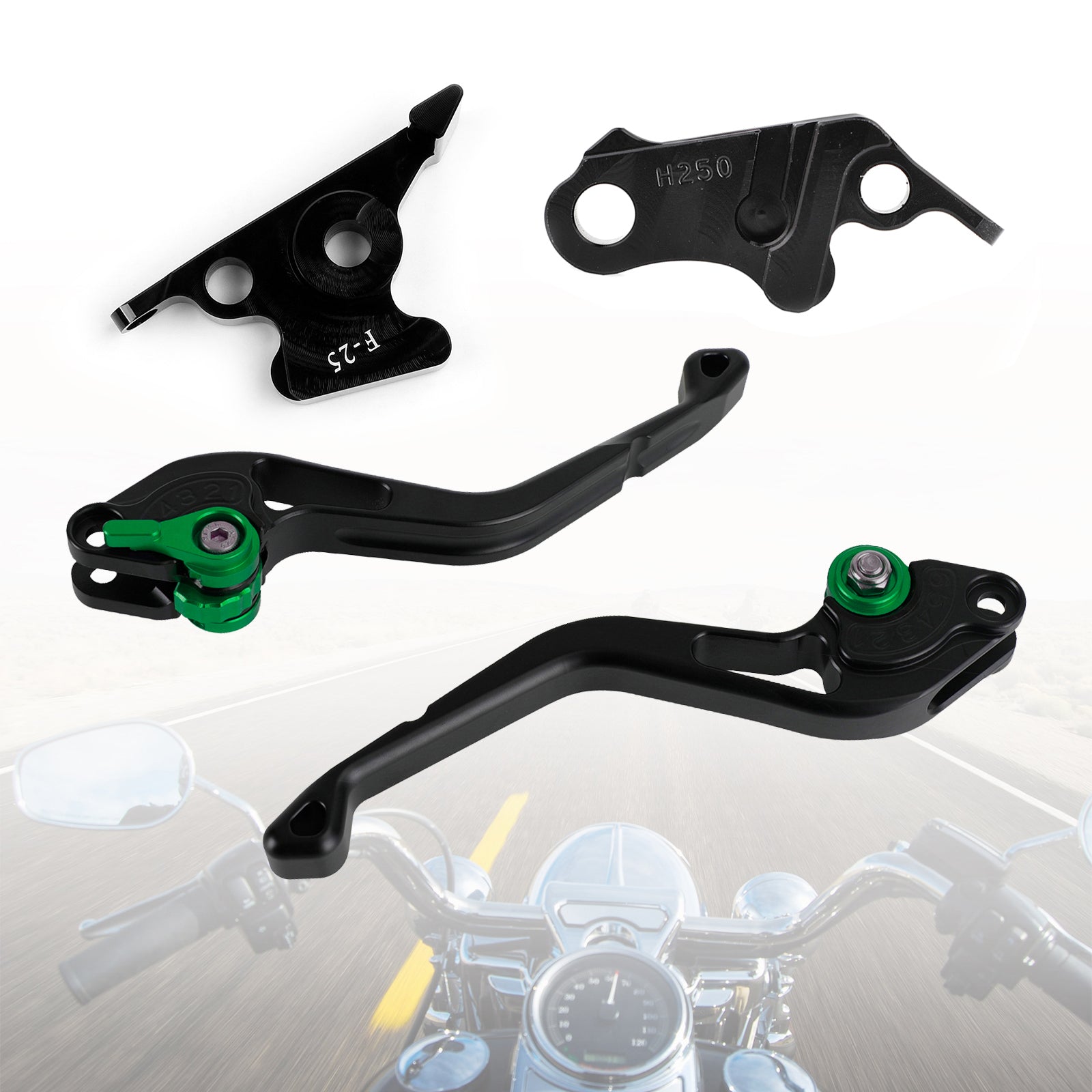 Nouveau levier de frein d'embrayage court adapté pour Honda CBR500R CB50OF/X CBR300R CB300F