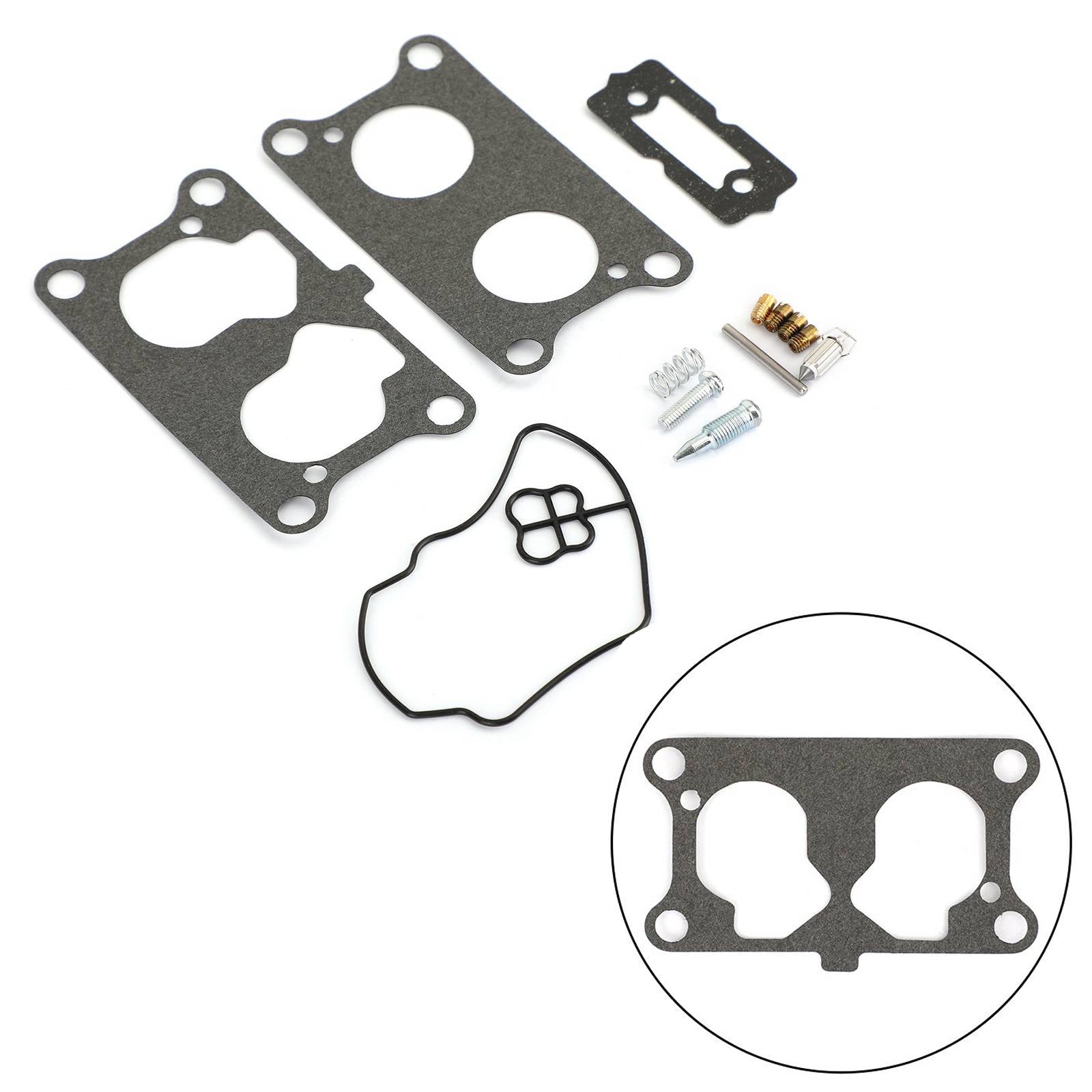 Carburetor Carb Repair Rebuild Kit for 2001-08 Kawasaki Mule 3010 KAF620 E H J K