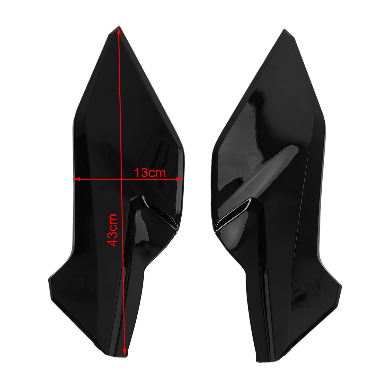 Gas Tank Side Cover Trim Panel Fairing For HONDA CBR500R 2019-2021 Black