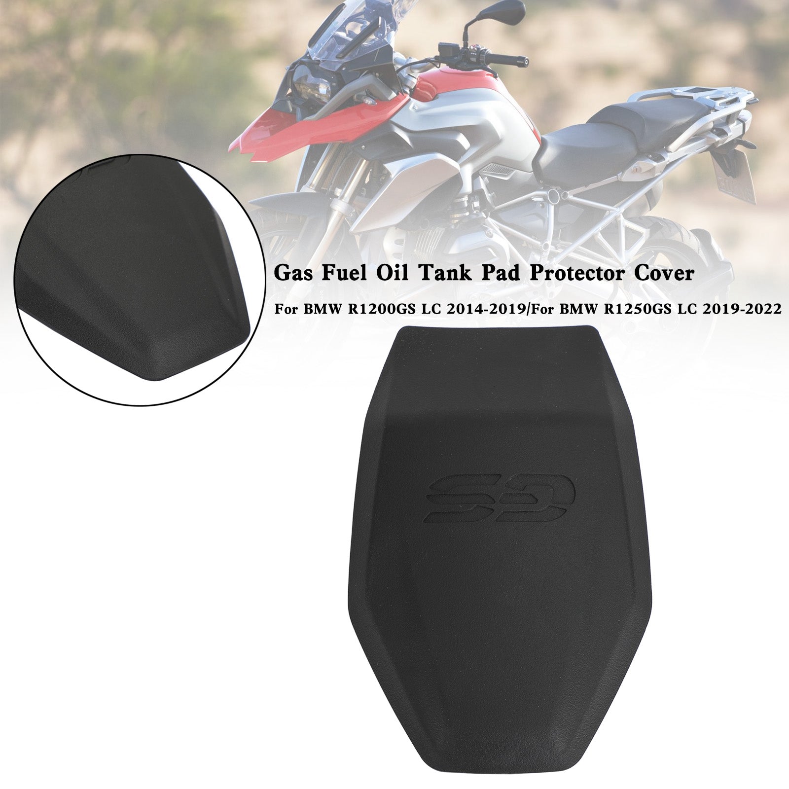 Gas Fuel Oil Tank Pad Protector Cover For BMW R1250GS R1200GS 2014-2022