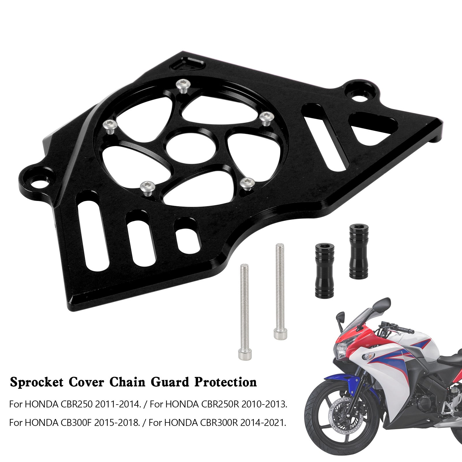 Honda CBR250R CBR300R CB300F Kettenradabdeckung vorne Kettenschutz