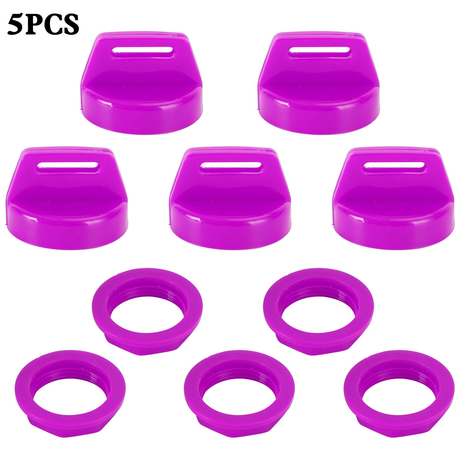 5x Ignition Key Cover 5433534 For Polaris Switchback 800 Rush 600 Pro RMK Violet Generic