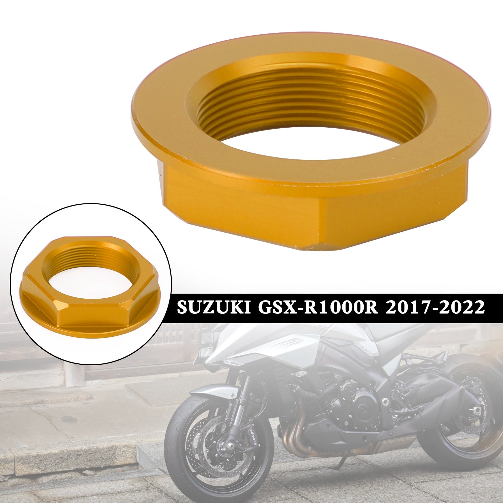 Billet-Lenkschaftmutter für Suzuki GSXR 600/750 YZF-R1 ZX6R S1000RR