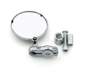 1" Motorcycle Handle Bar End Mirrors Motorbike Rearview Mirror Universal Generic