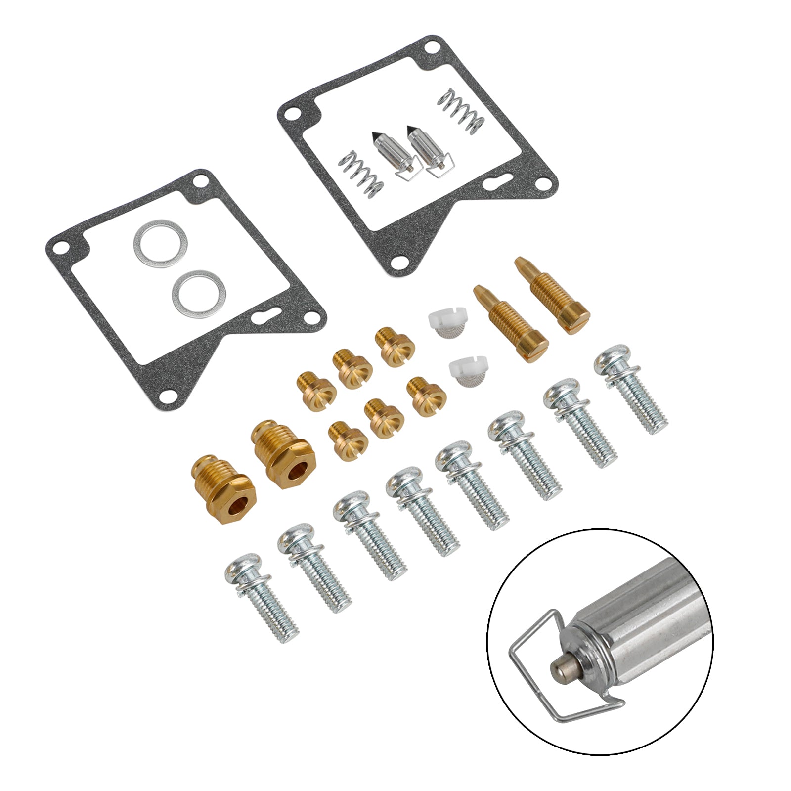 Kit de reparación y reconstrucción de carburador compatible con Yamaha Virago 920 XV920 1981-1983