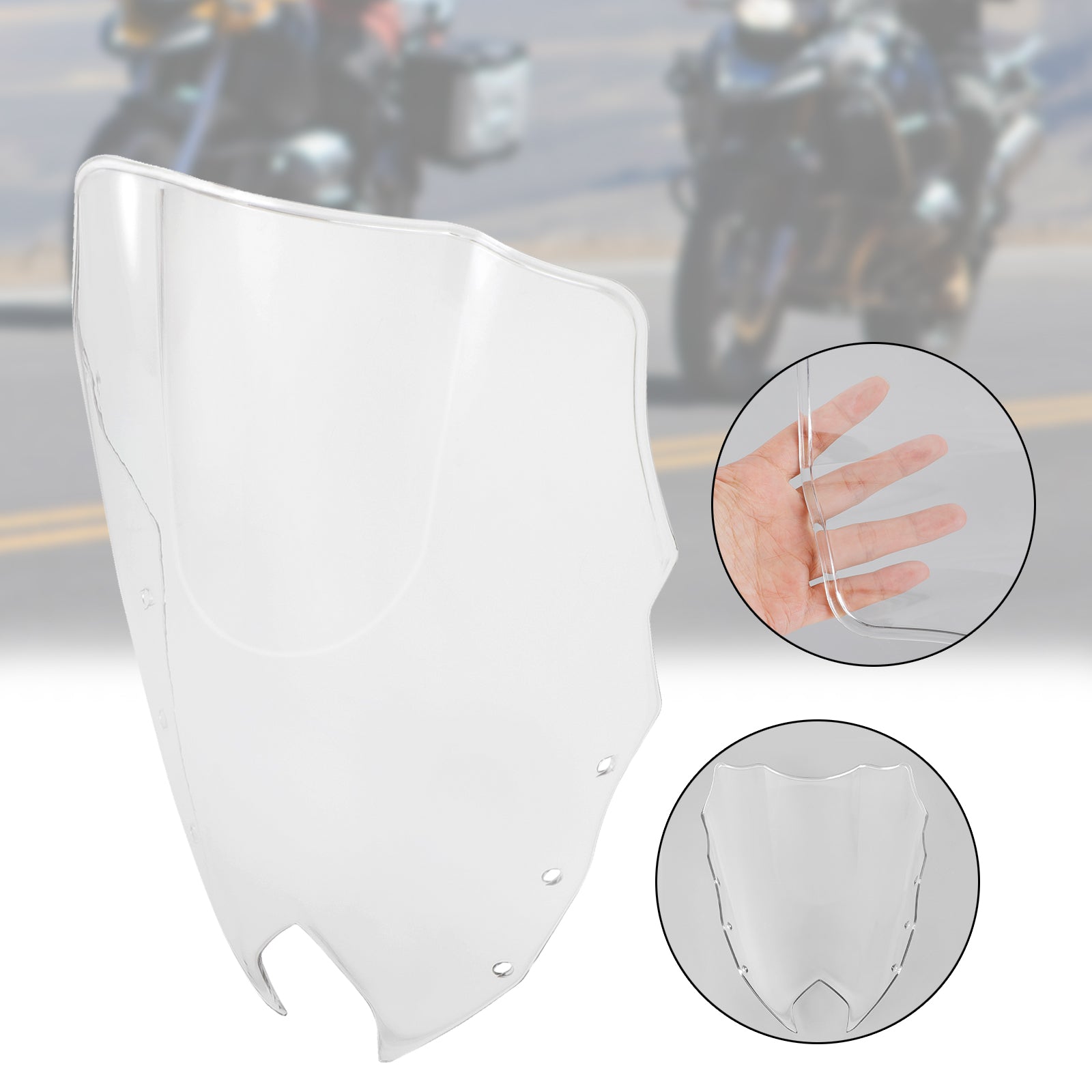 ABS Motorcycle Windshield WindScreen fit for Yamaha FZ6R FZ-6R FZS600 2009-2015