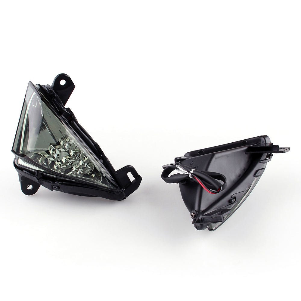 Indicador intermitente de señales de giro LED delanteras para Kawasaki Z750 Z1000 2007-2009 humo