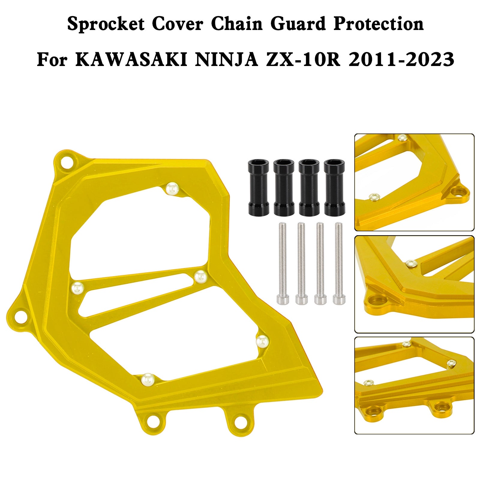 Front Sprocket Cover Chain Guard For KAWASAKI Ninja ZX-10R ZX10R 2011-2023