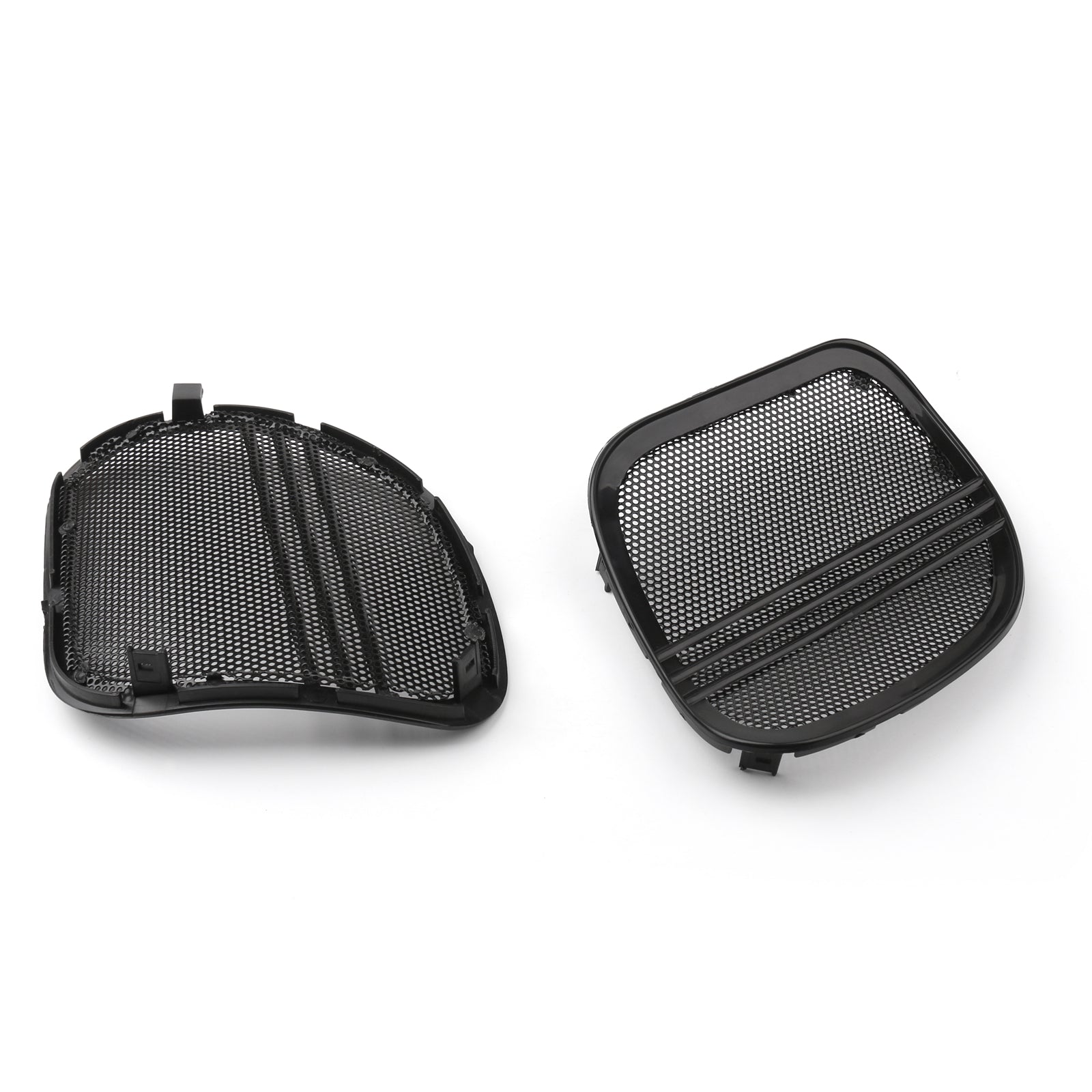 15-18 Harley Road Glide FLTRX BK Rejillas genéricas para cubierta de altavoz de tres líneas para motocicleta