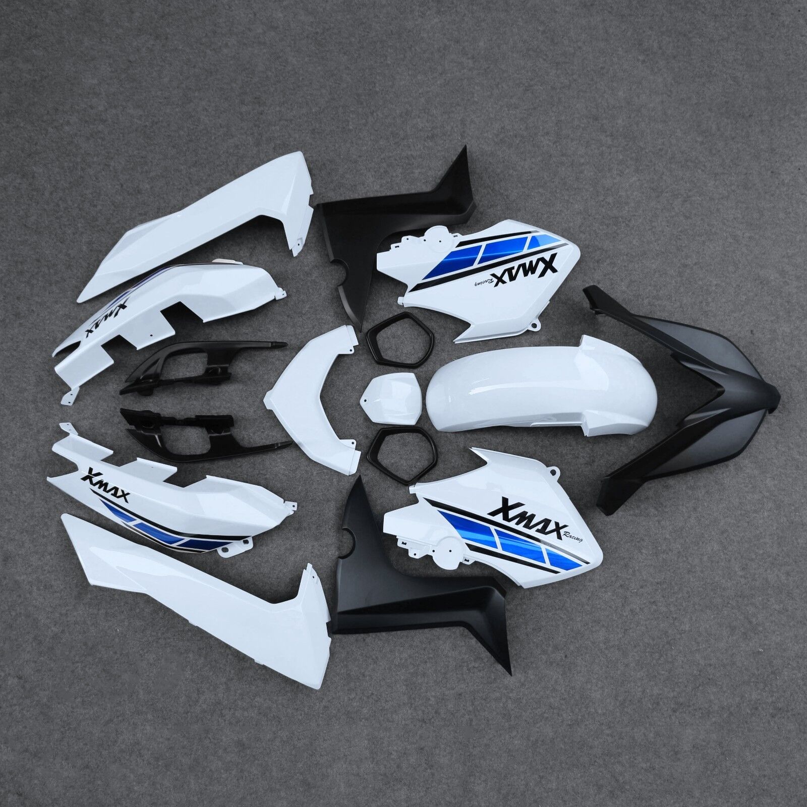 Amotopart 2013-2017 Yamaha XMAX400 Fairing White Kit