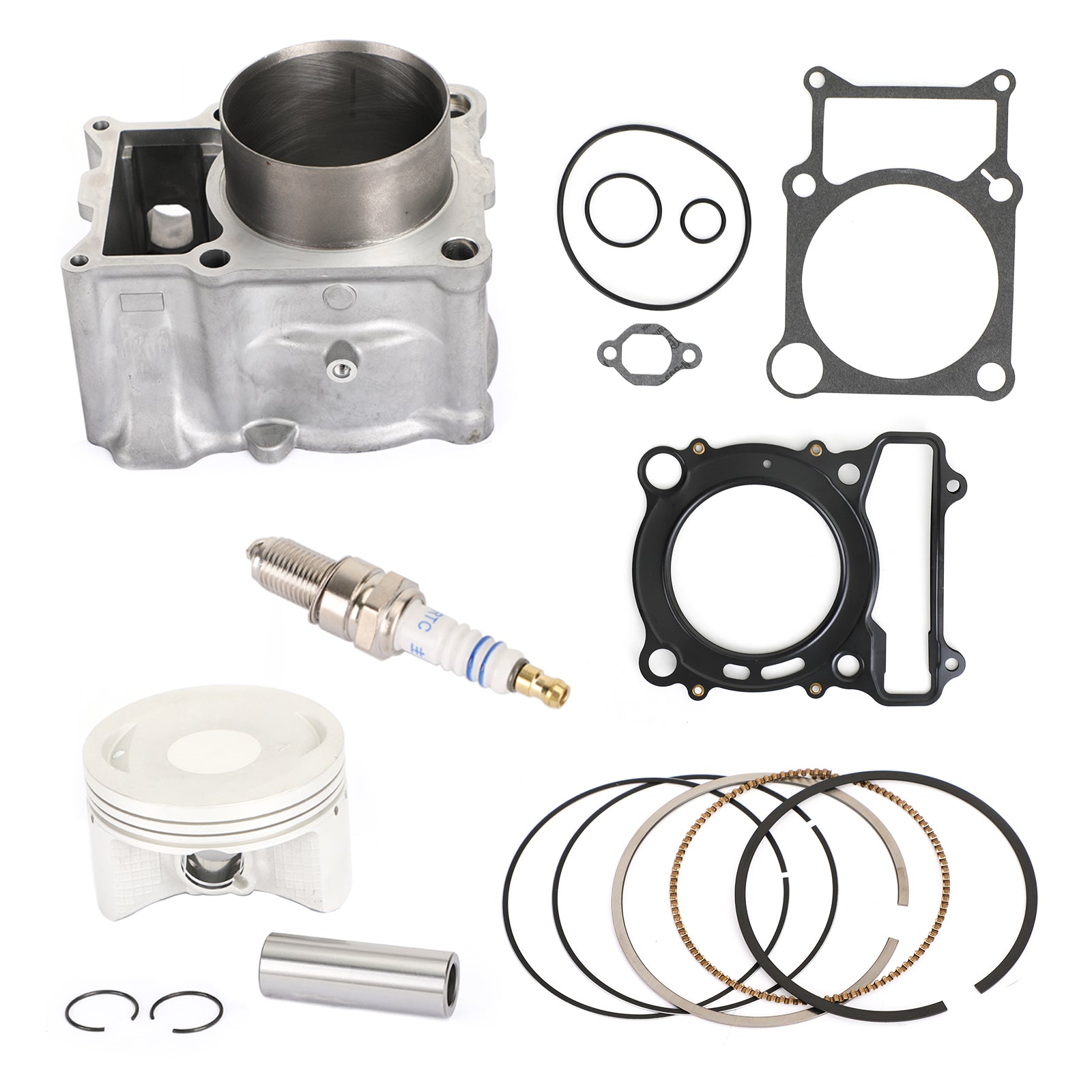 Yamaha 00-06 Kodiak 400 & 07-08 Grizzly 400 Cylindre Piston Anneaux Joints Bougie d'allumage