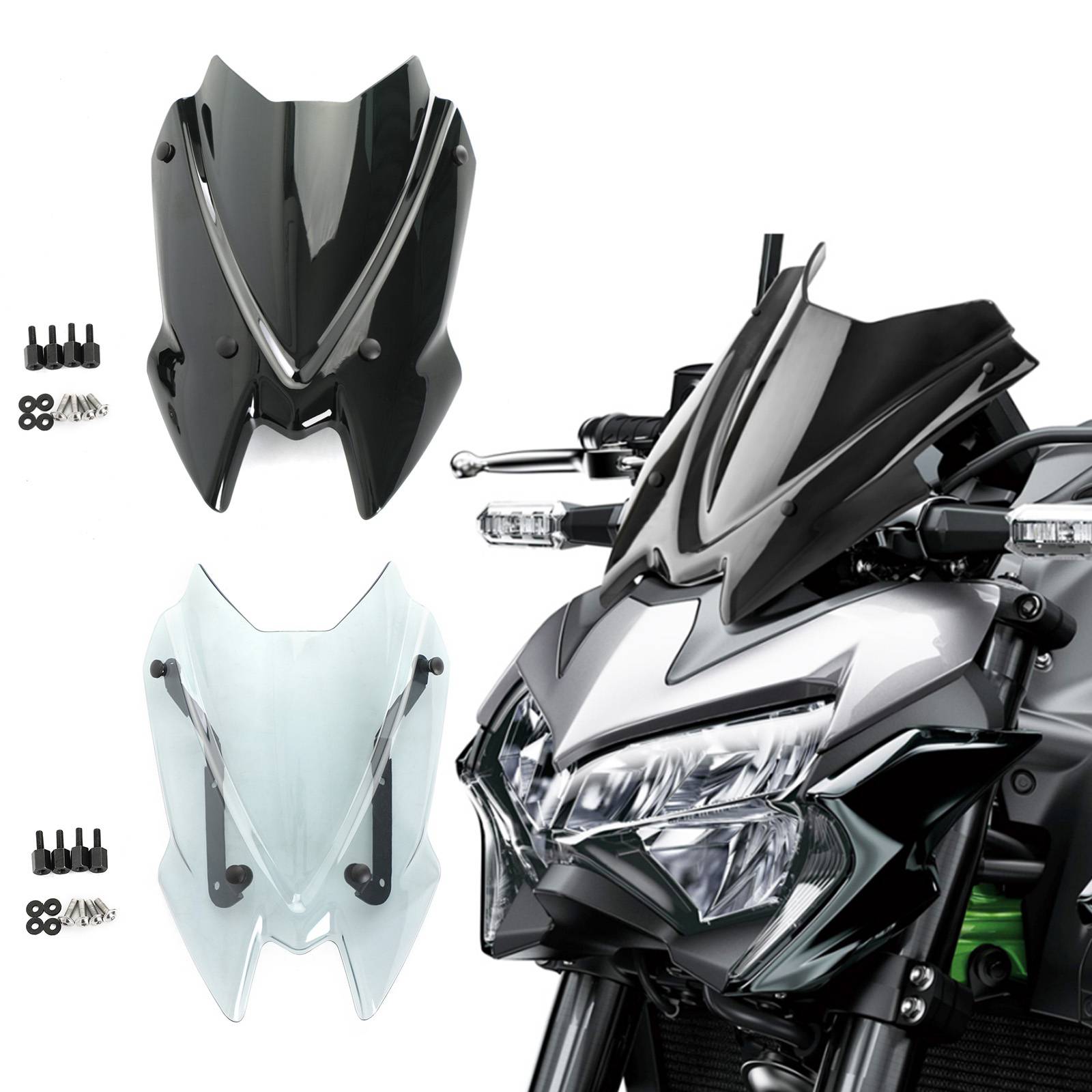 Windshield Windscreen Wind Shield Protector for KAWASAKI Z650 20+ Generic