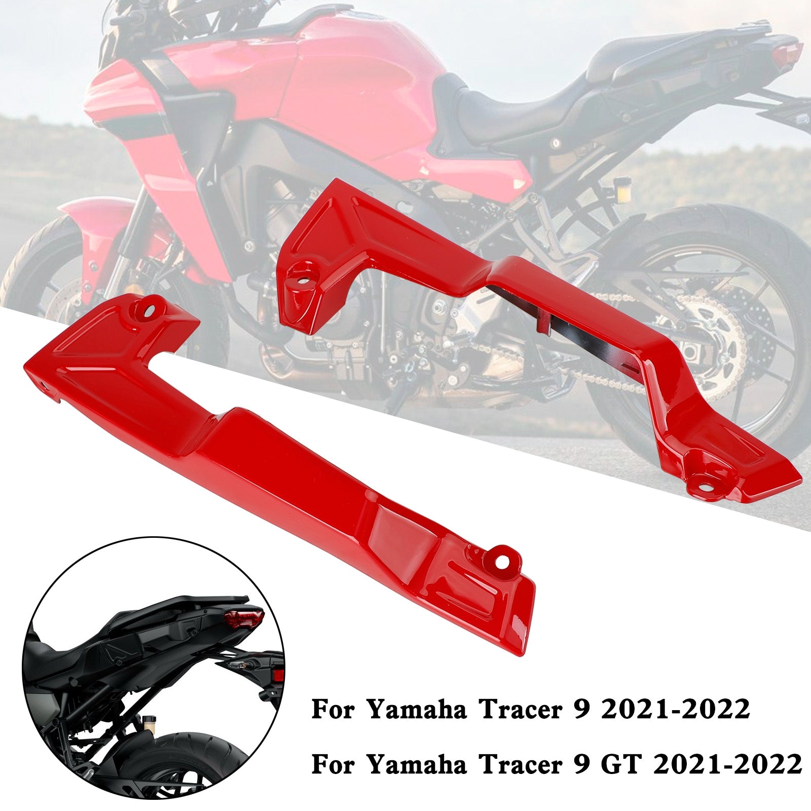 Rear Tail Seat Side Fairing Covers For Yamaha Tracer 9 GT 2021-2022