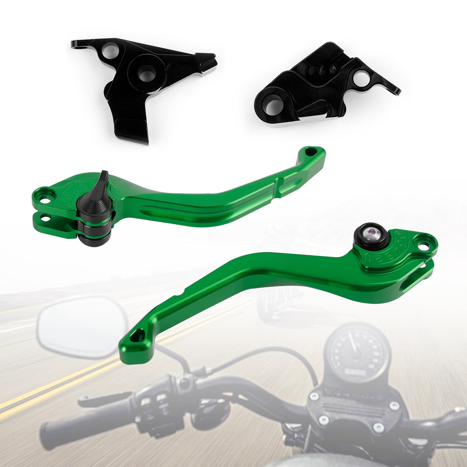 CNC Short Clutch Brake Lever fit for Kawasaki ER-6N NINJA 650R/ER-6F VERSYS