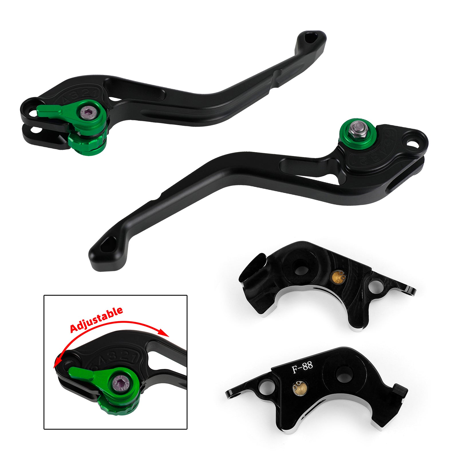 NEW Short Clutch Brake Lever fit for Kawasaki ZX1400 ZX14R ZZR1400 GTR1400