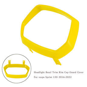 Headlight Bezel Trim Rim Cap Guard Cover For vespa Sprint 150 2016-2022