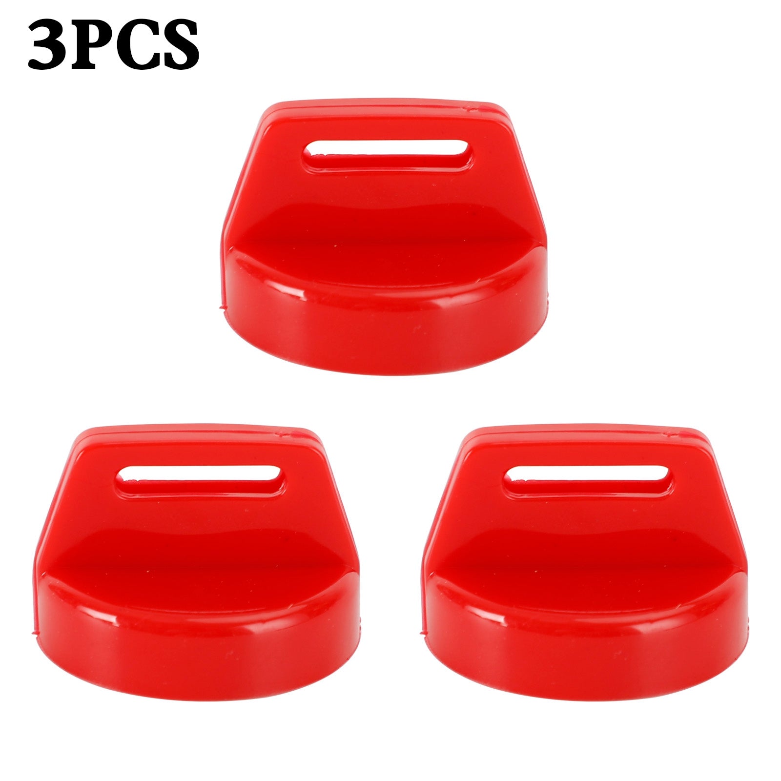 Paquete de 3 cubiertas para interruptor de llave, color rojo, para Polaris 5433534 Sportsman Scrambler Magnum Generic