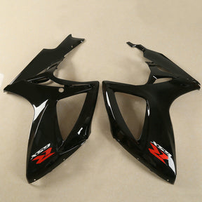 Amotopart 2006-2007 Suzuki GSX-R 600 750 Black Fairing Kit