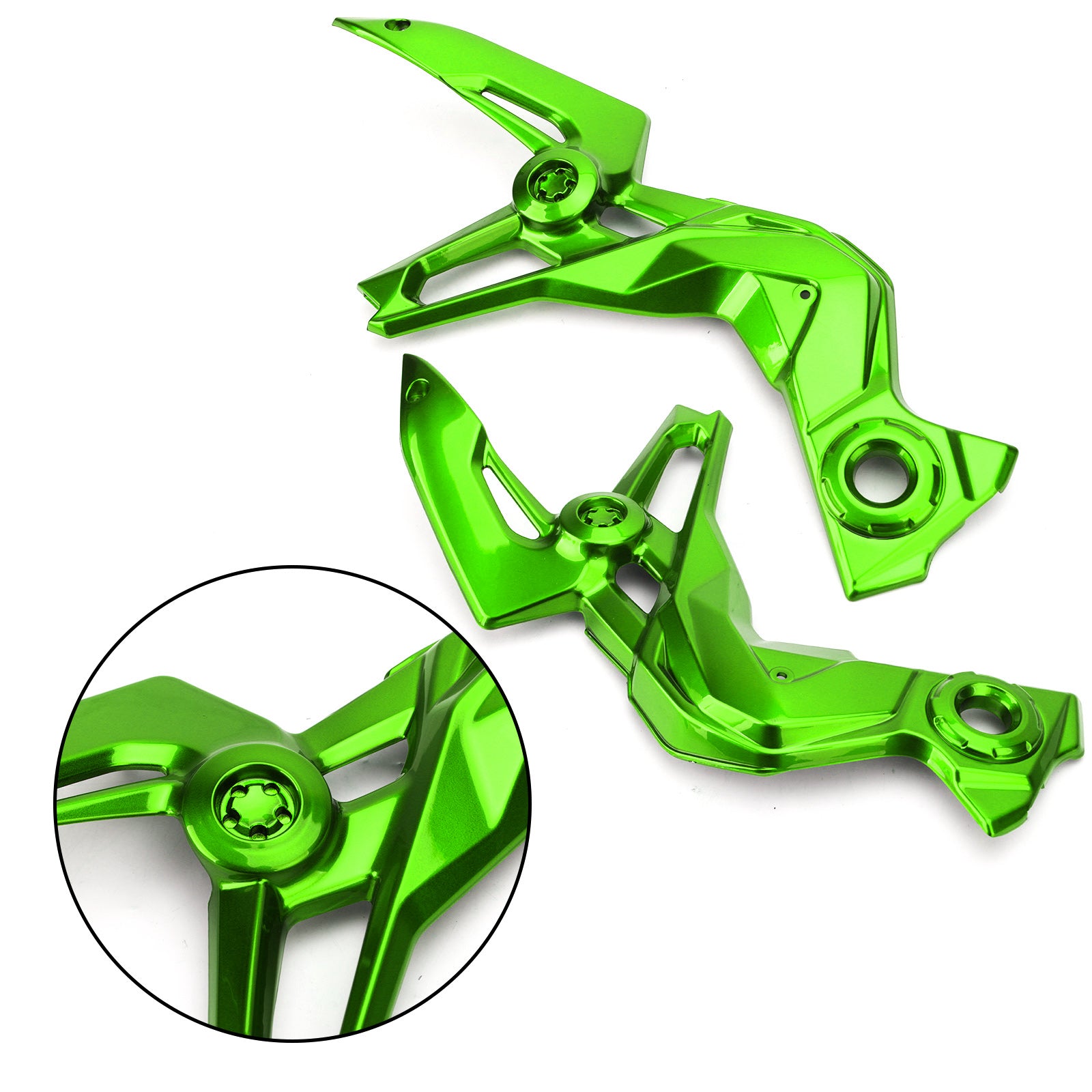 Motorrad-ABS-Kunststoff-Rahmenschutzabdeckung für Kawasaki Z900 2020–2021