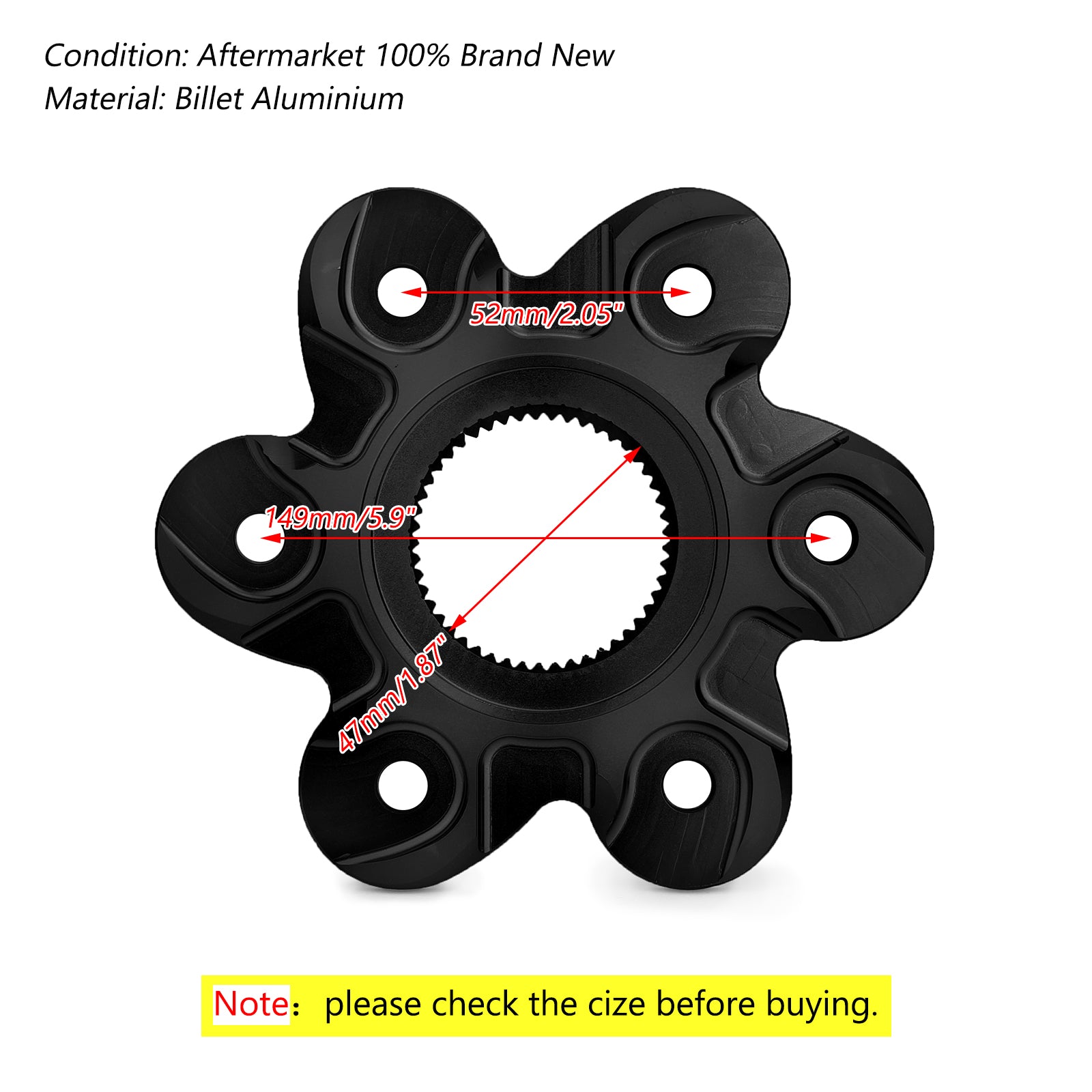 Kettenradflanschabdeckung passend für Ducati Superbike 1098 1198 1299 BLK