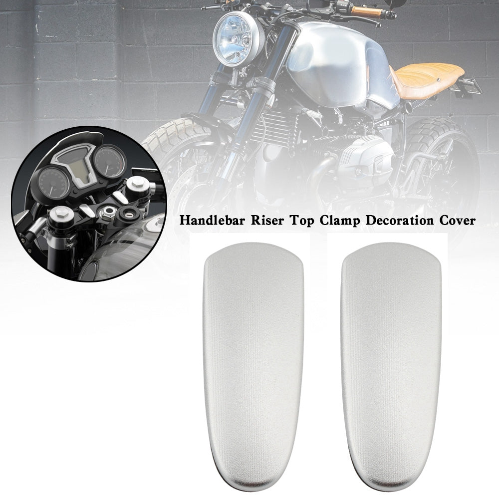 Aluminum Motorcycle Handlebar Riser Top Clamp Decoration Cover For BMW R nineT Generic