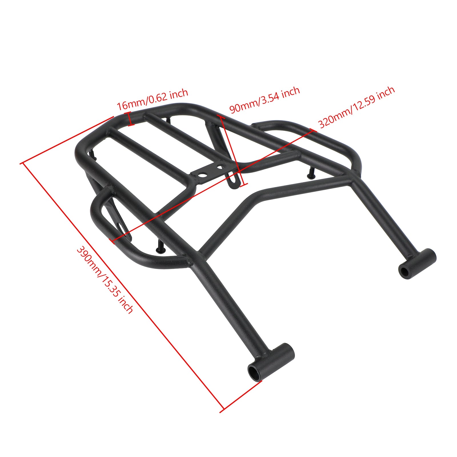 Portapacchi posteriore con maniglia per maniglia per Honda CRF 250 L / M / Rally 2012 - 2020