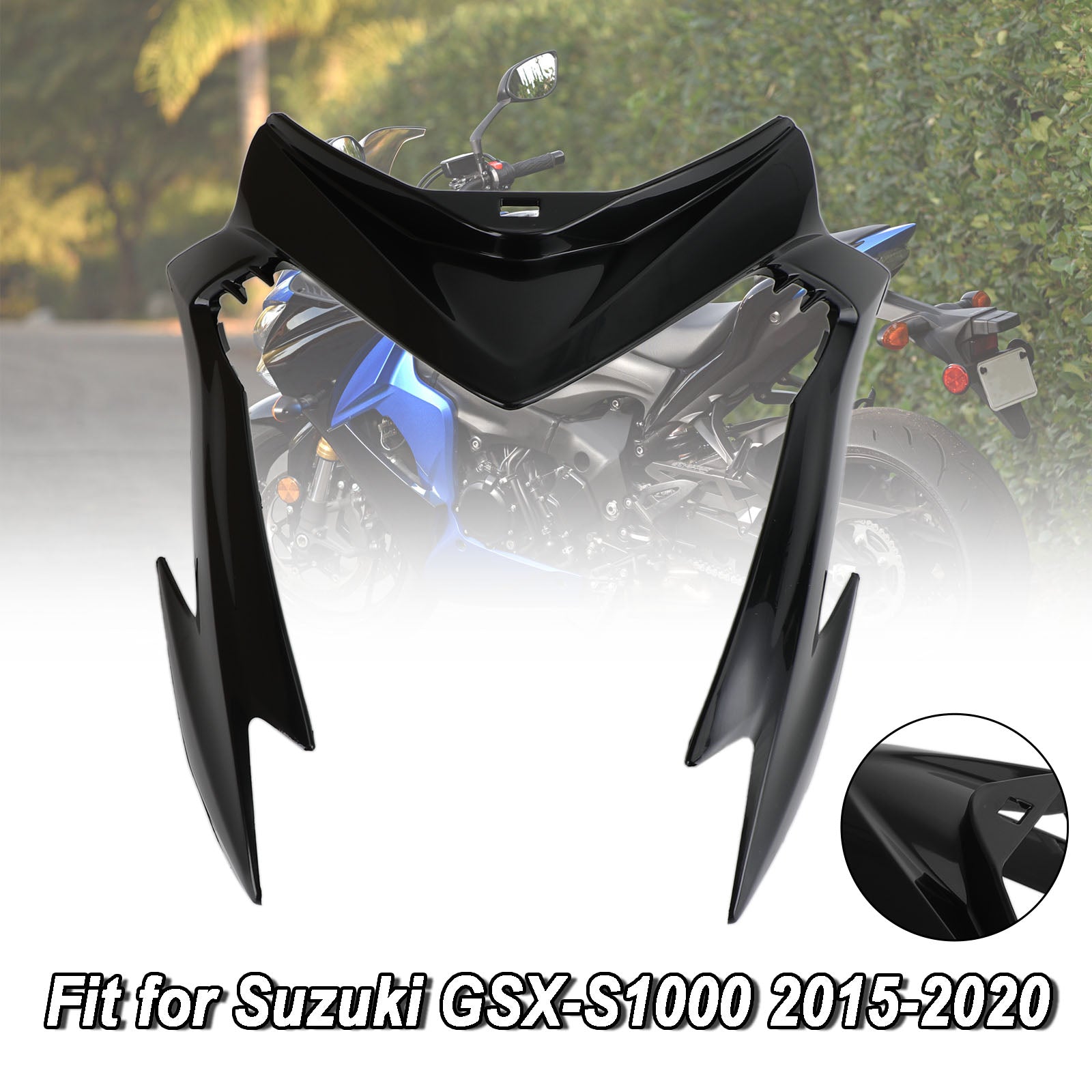 Unpainted Front Nose Headlight Cover Fairing For Suzuki GSX-S 1000 2015-2020