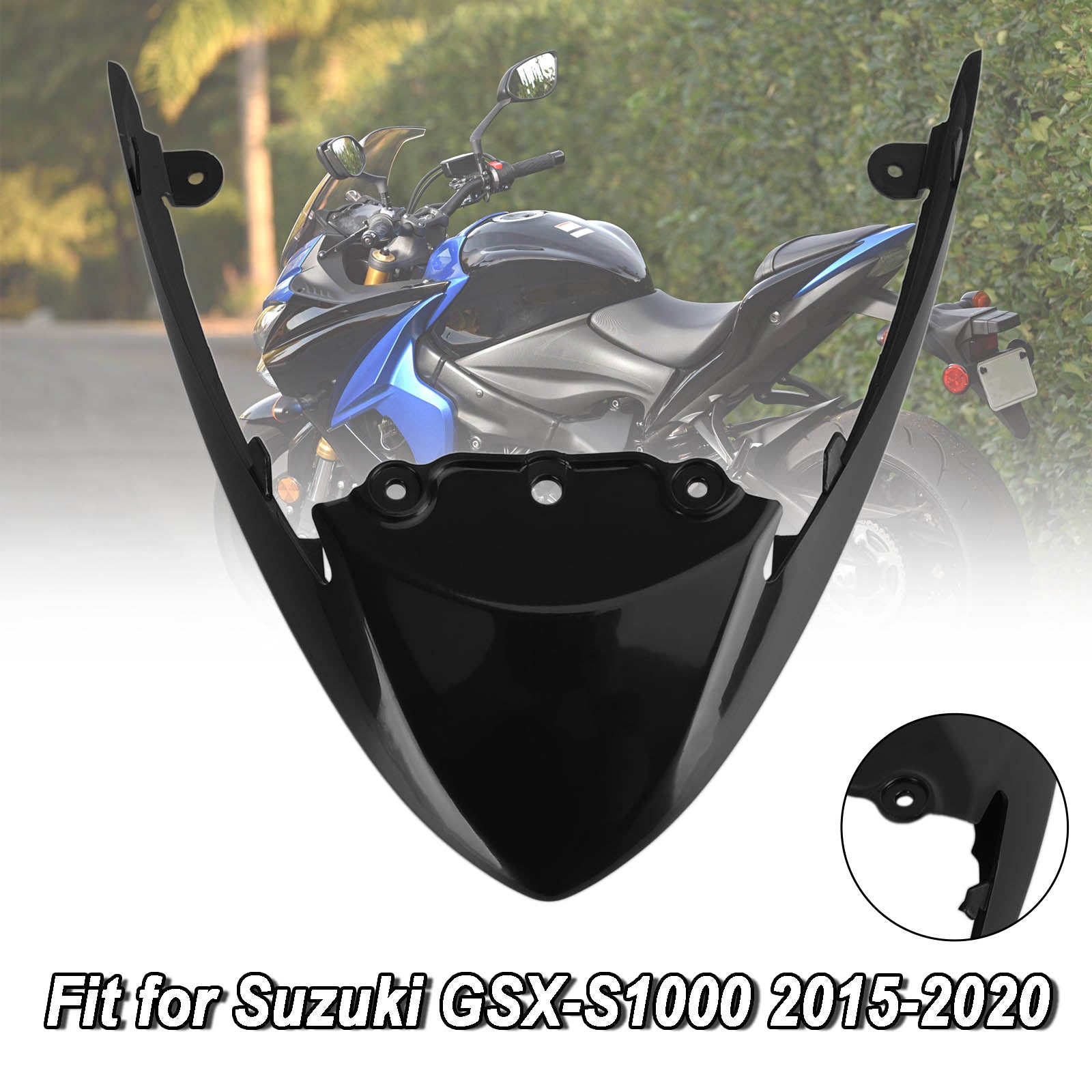 Carenatura coprisella fanale posteriore non verniciata per Suzuki GSX-S 1000 2015-2020 generico