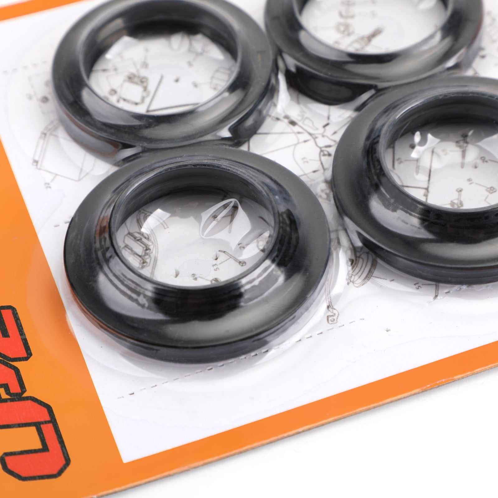 Fork Oil Seal Wiper Set for Yamaha XV250 Route 66 V-Star Virgo YP125 YP250 85-18