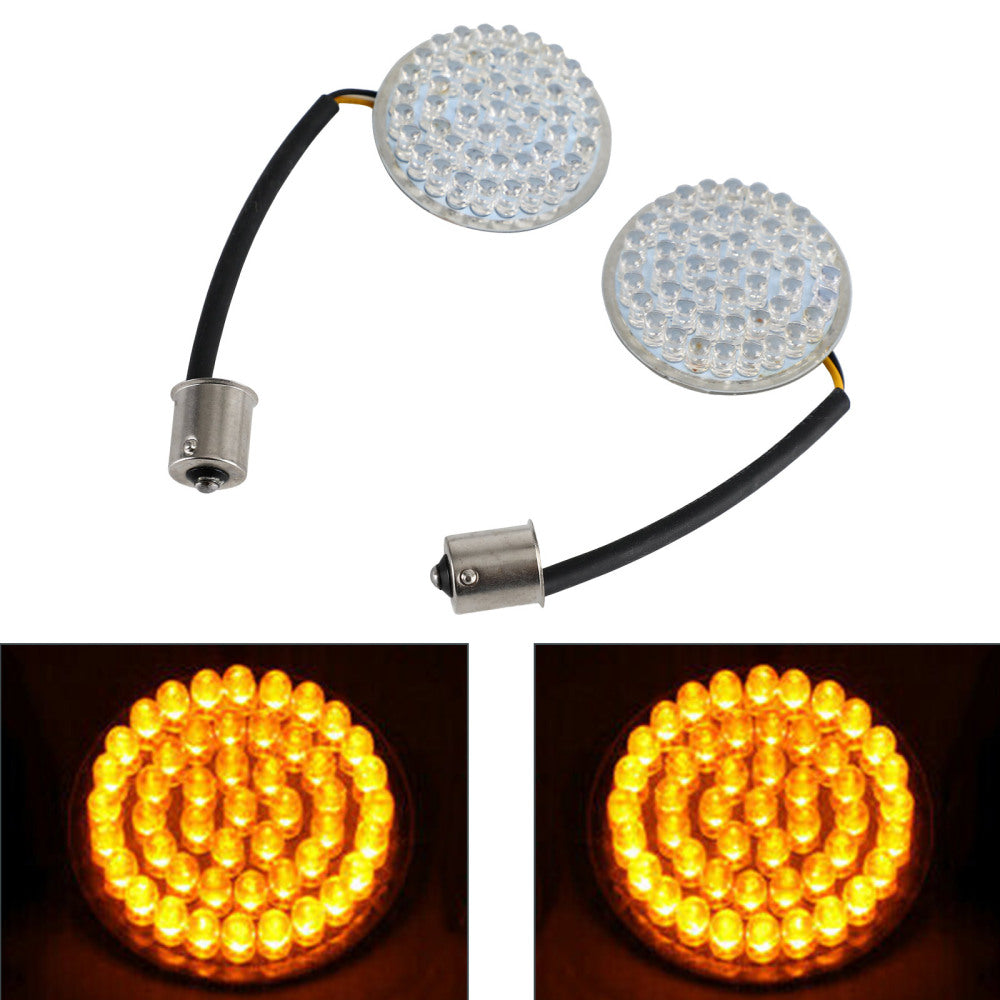 1156 LED-Heckblinker-Einsatzleuchten für Dyna Touring Street Road Glide 883