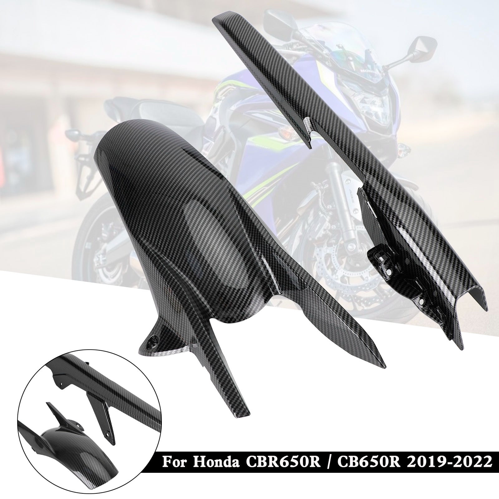 Rear Fender Mudguard Fairing Cowl For Honda CBR650R CB650R 2019-2022