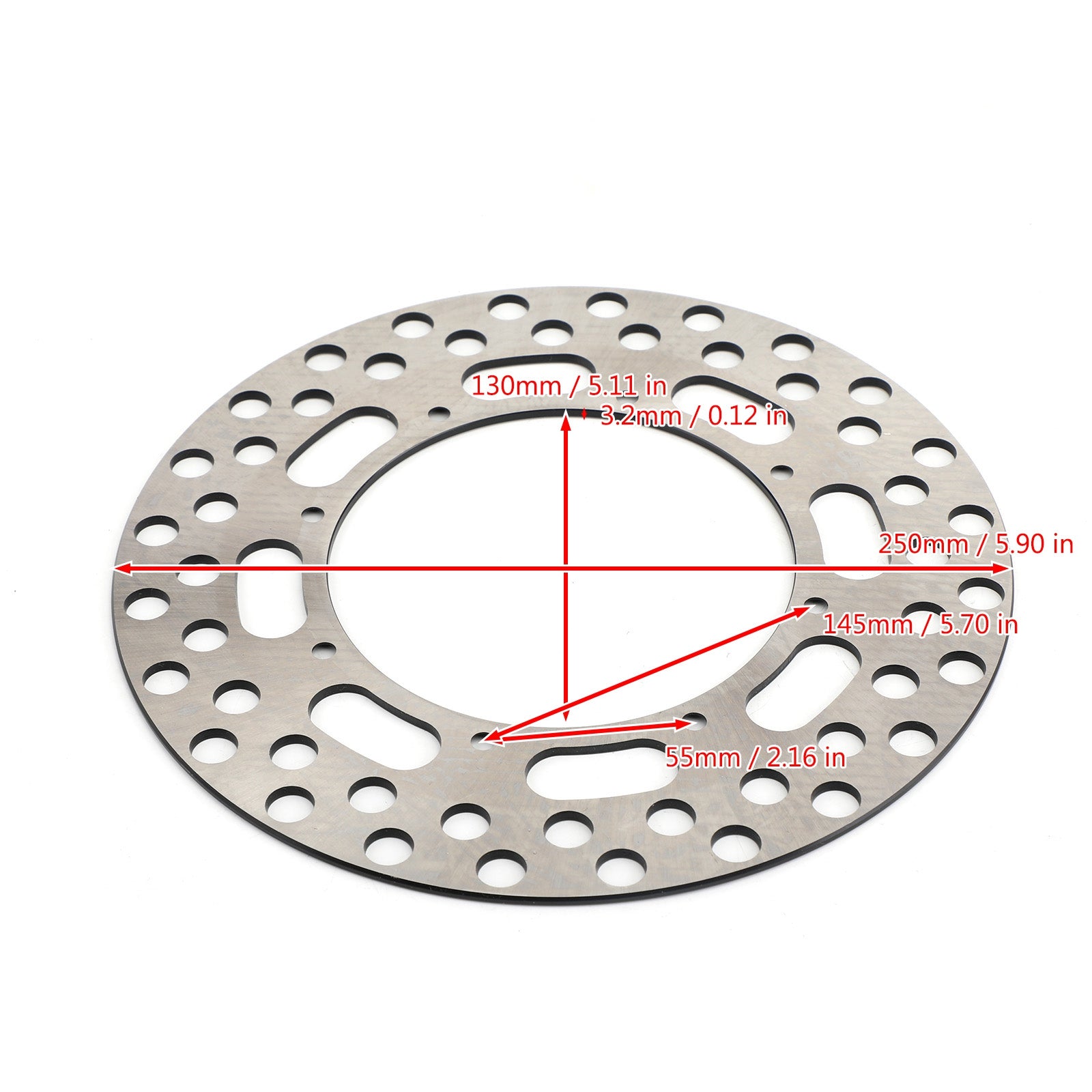 Front Rotor Back Brake Disc for Kawasaki KX125 KX250 KX500 KDX200 KDX200SR 85-94